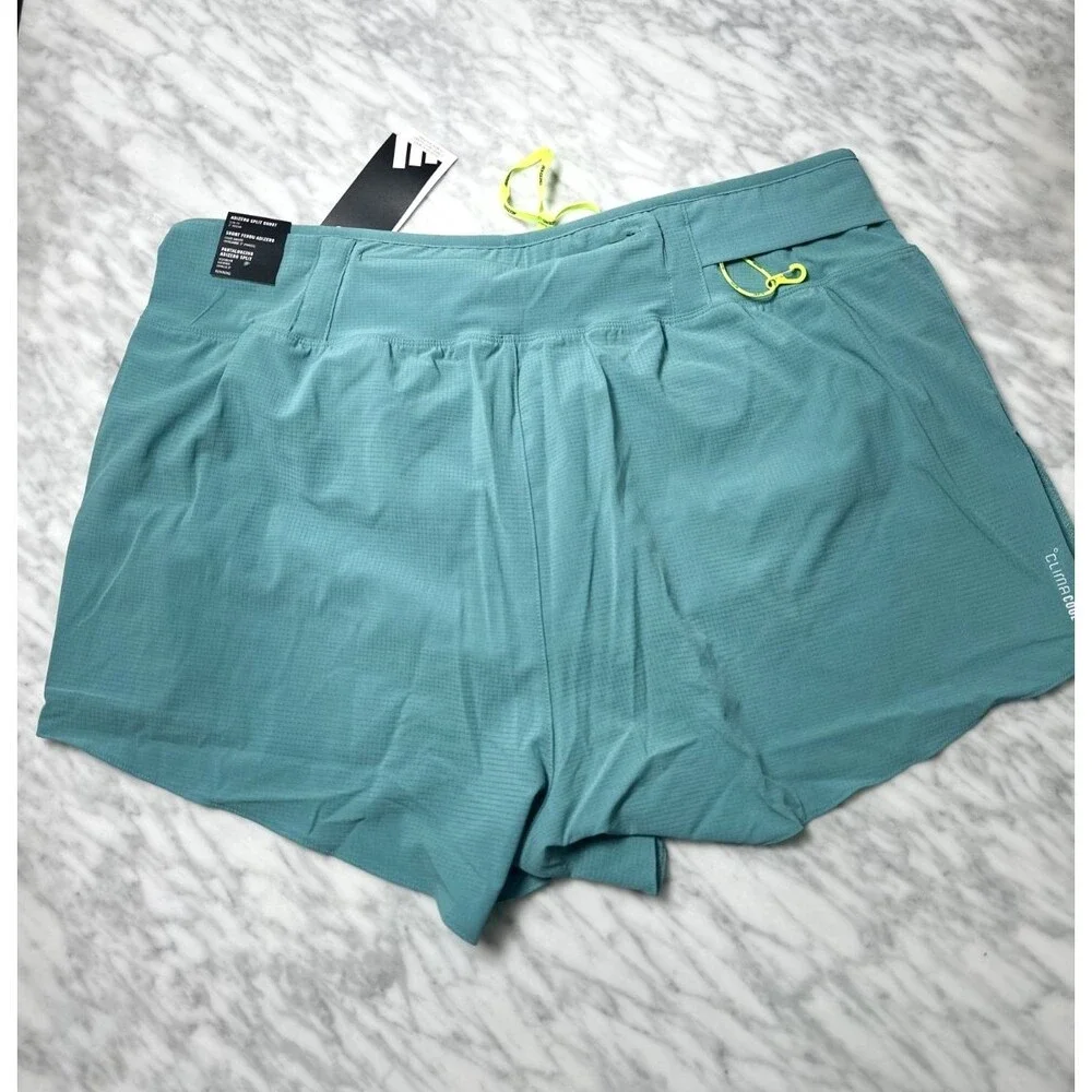 Adidas Adizero Running Gel Pocket 3” Split Shorts Teal JV7162 Men's XL NEW